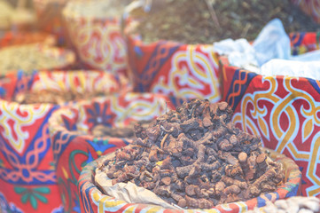 spices in an oriental store