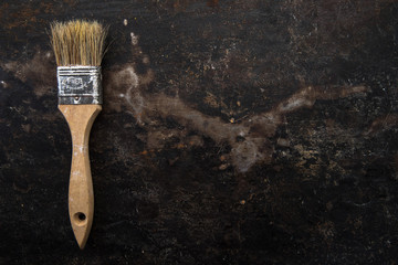 Stare narzędzia do malowania ścian - obrazy, fototapety, plakaty