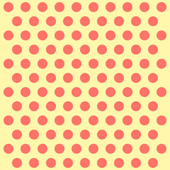 Fototapeta na wymiar Happy Easter pattern polka dots