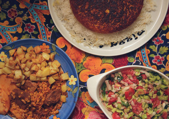 Iranian Colorful Food