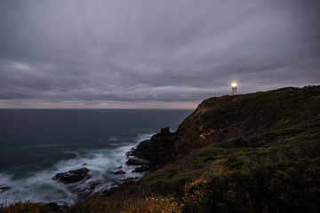 Fototapeta na wymiar dawn, Lighthouse, Cape Shank