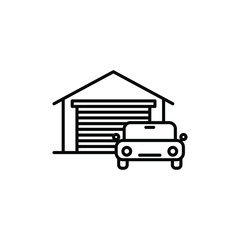 garage icon template