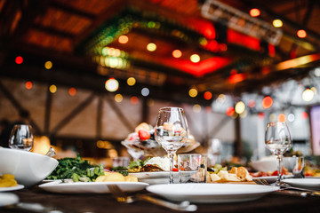 table in restaurant