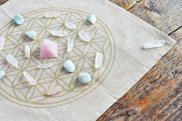 Self Love Crystal Energy Grid