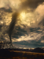 Strong tornado in Minnesota