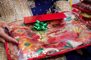 Indian engagement ceremony gifts and presents