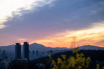 Fototapeta premium Przed świtem, przed wschodem słońca