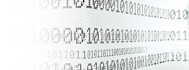 テクノロジー概念で二進数の抽象的な背景