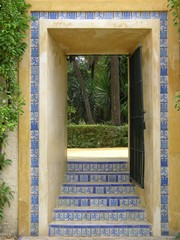 Seville, Spain, Real Alcazar, Entryway to Gardens