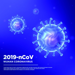 corona virus background illustration