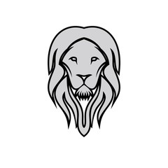 head lion vector logo
