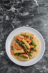 白身魚餡かけ
