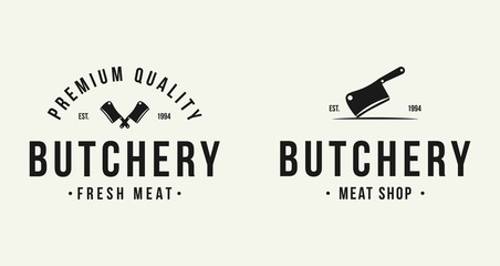 Butchery shop logo