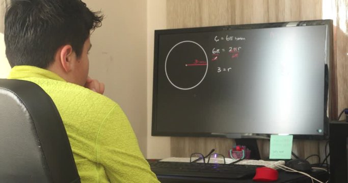 Online learning education distance learning for kids at home Homeschooling during quarantine or isolation