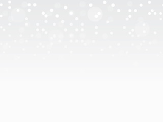 Abstract geometric random of dots or circles white and gray gradient color technology concept background. EPS10 vector Illustration.