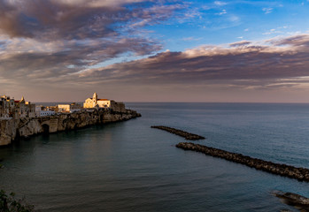 Sunset in Vieste
