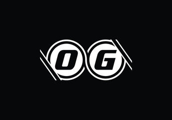 O G Initial Letter Logo design vector template, Graphic Alphabet Symbol for Corporate Business Identity