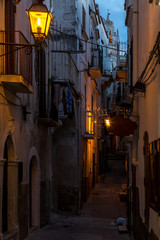 Fototapeta premium evening narrow streets of old town
