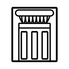 pillar icon vector template