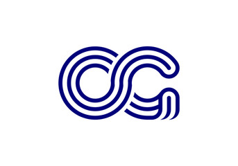 O G Initial Letter Logo design vector template, Graphic Alphabet Symbol for Corporate Business Identity