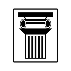 pillar icon vector template