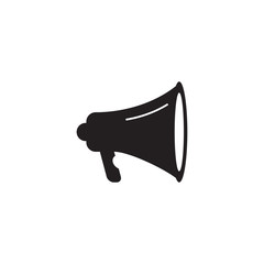 Megaphone speaker icon logo design vector