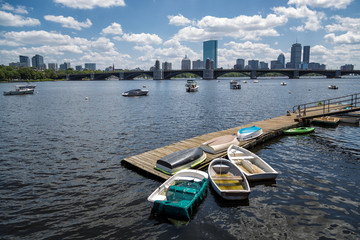A Warm Summer Day In Boston City