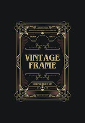vintage old label set design template. Brewery, whiskey, card, design invitation, poster