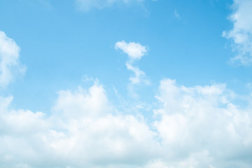 Naklejka na ściany i meble Cloudy blue sky background