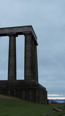 Fototapeta na wymiar ruins of ancient temple Edinburgh
