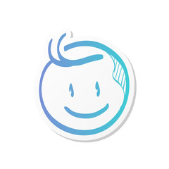 Sticker style icon - Newborn baby