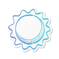 Sticker style icon - Hot item label