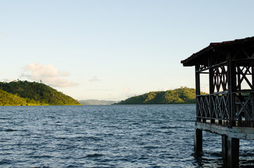 pier on the lake