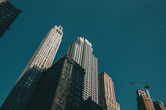 Algunos de los edificios de Manhattan en New York