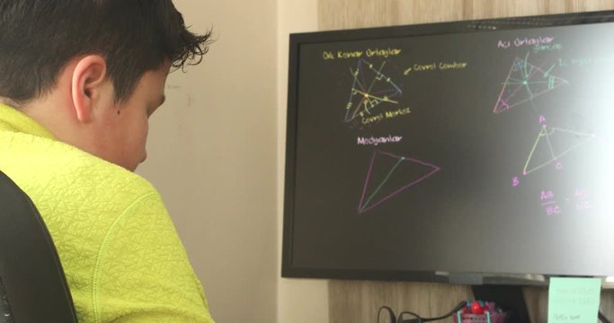 Online learning education distance learning for kids at home Homeschooling during quarantine or isolation