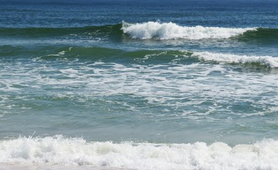 Ocean water background in Atlantic coast of North Florida 