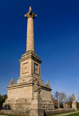 Fototapeta premium Brock Monument and crypt with internal spiral staircase at Queenstone Heights Niagara Ontario Canada