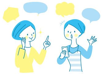 スマホ　驚く　嬉しい　スーツ　男女