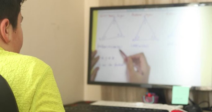 Online learning education distance learning for kids at home Homeschooling during quarantine or isolation