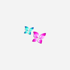 Obraz na płótnie Canvas flower logo design and symbol