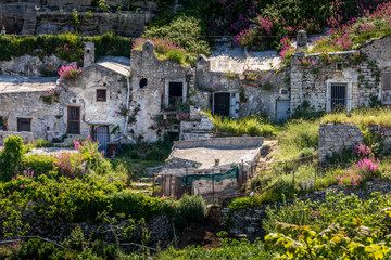 Obraz premium Historic pilgrimage town on the hill
