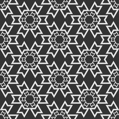 Abstract black and white background geometric vector pattern. Wallpaper design texture.