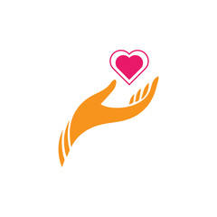 Hand Care Logo Template vector icon Business