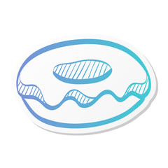 Sticker style icon - Donut