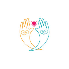Hand Care Logo Template vector icon Business