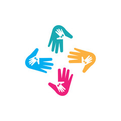 Hand Care Logo Template vector icon Business