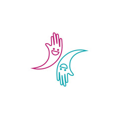 Hand Care Logo Template vector icon Business