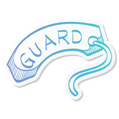 Sticker style icon - Rescue tube