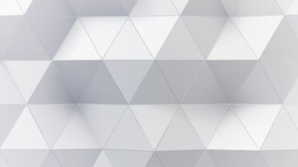 Geometric Polygon Wall abstract mesh structure 3D illustration background