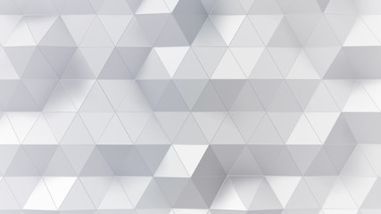 Geometric Polygon Wall abstract mesh structure 3D illustration background